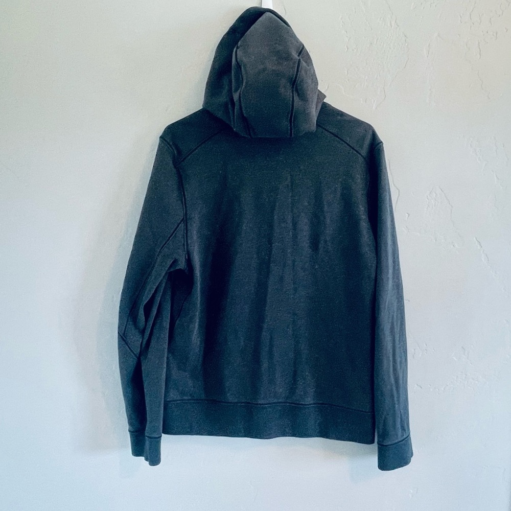 Lululemon Hooded ZIP UP 'Cross Cut Hoodie' Heathered Black SMALL - NEW! - Picture 5 of 16